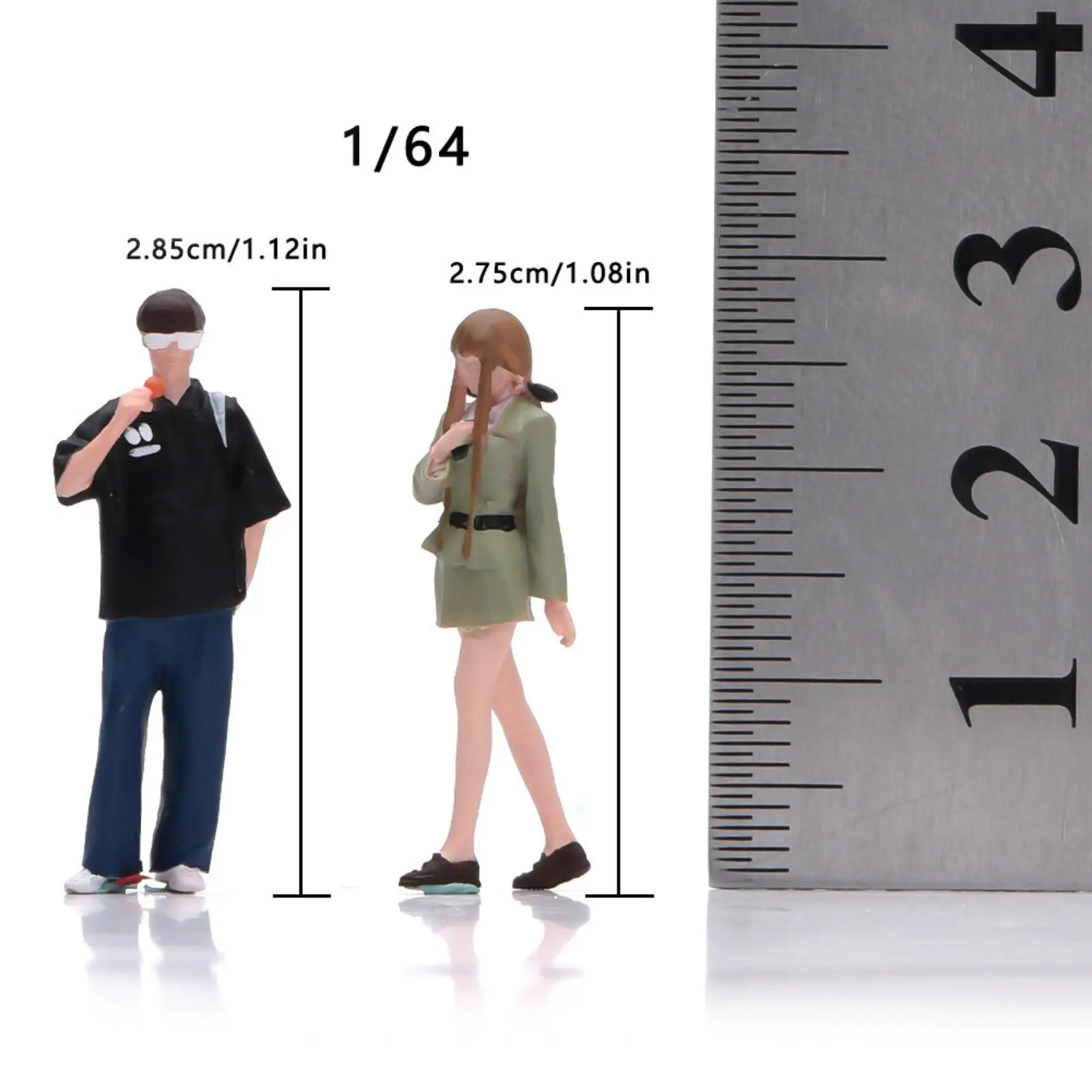 1:64 Man and Woman Figure Model Resin Mini Couple Figure Tiny People Model Photo Prop for Fairy Garden Train Layout Sand Table
1:64 Man and Woman Figure Model Resin Mini Couple Figure Tiny People Model Photo Prop for Fairy Garden Train Layout Sand Table