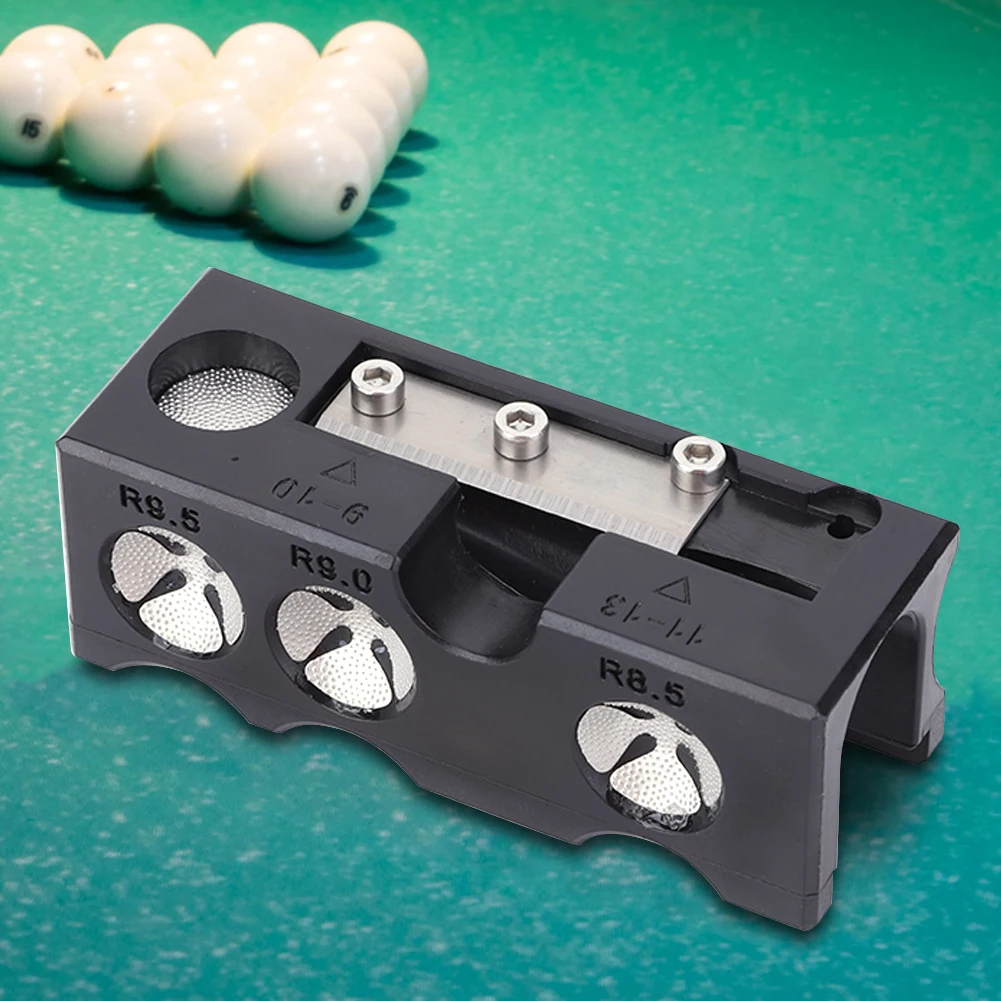 9 в 1, шлифовальный инструмент для наконечника бильярдного кия, многофункциональный ремонтный формирователь, наконечники для снукера, круглые аксессуары для резки бильярда
9 в 1, шлифовальный инструмент для наконечника бильярдного кия, многофункциональный ремонтный формирователь, наконечники для снукера, круглые аксессуары для резки бильярда