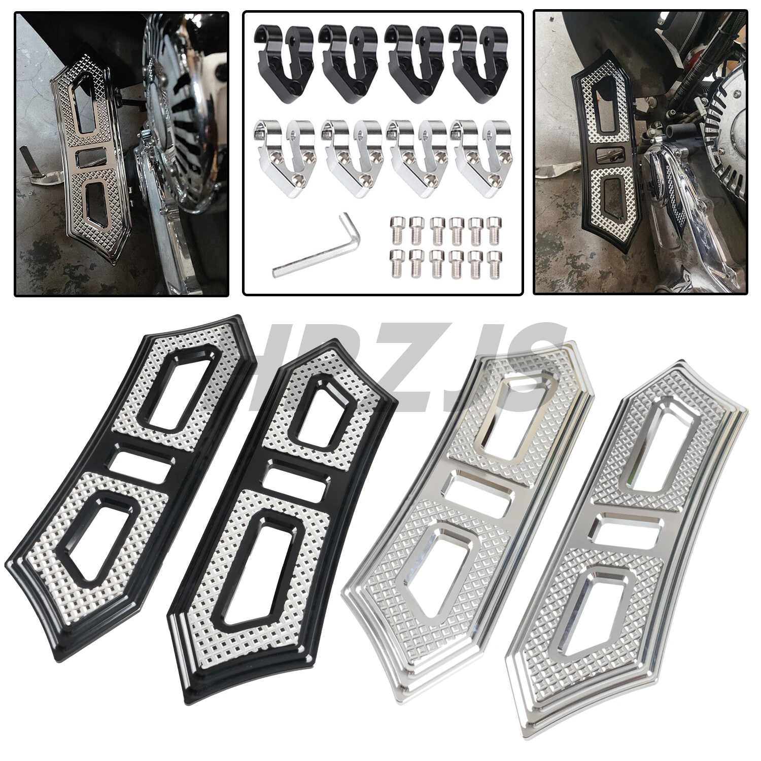 For Harley Motorcycle Touring Road Glide Dyna Softail Trike FLTC FLD FL Black/Chrome Aluminum Front Driver Footboard Floorboard
For Harley Motorcycle Touring Road Glide Dyna Softail Trike FLTC FLD FL Black/Chrome Aluminum Front Driver Footboard Floorboard