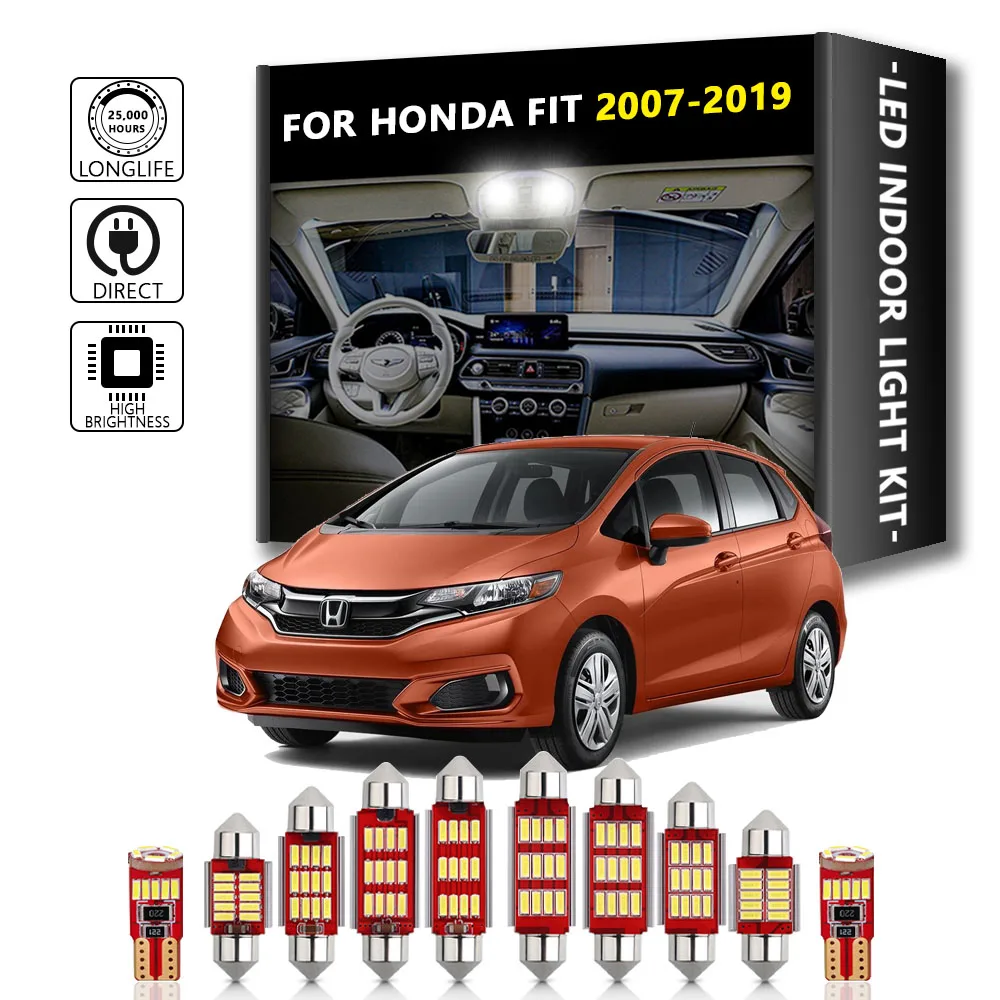 Interior LED For Honda FIT 2007-2019 Canbus Vehicle Bulb Indoor Dome Map Reading Trunk Light Error Free Auto Lamp Parts 4.8 87
Interior LED For Honda FIT 2007-2019 Canbus Vehicle Bulb Indoor Dome Map Reading Trunk Light Error Free Auto Lamp Parts 4.8 87