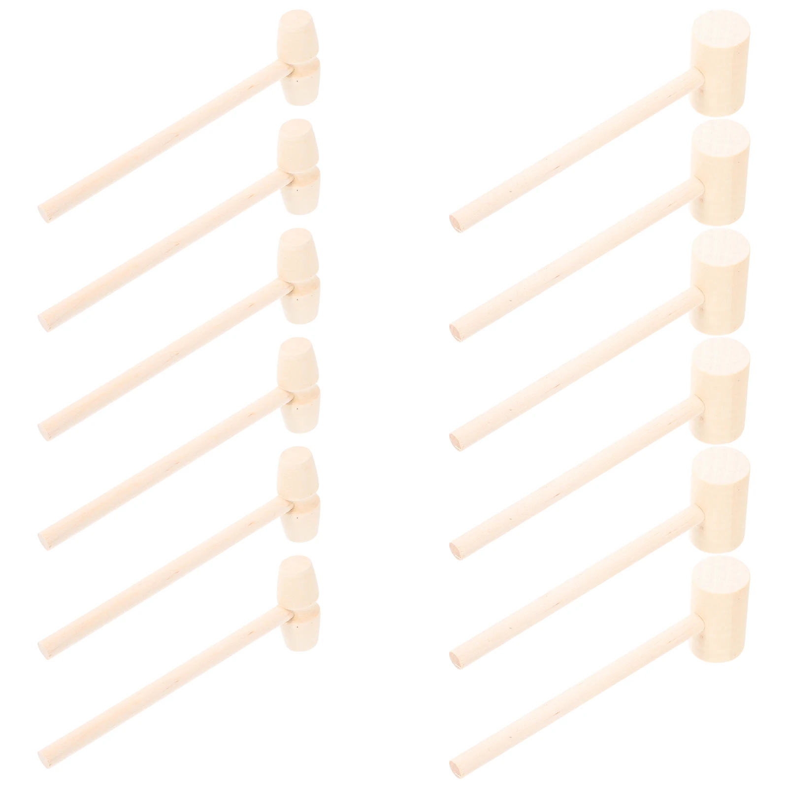 12 Pcs Mini Wooden Mallets Toys Small Hammers Kids Tools Wood Craft Safe Use Cake Mallet Multifunctional Hand Tools
12 Pcs Mini Wooden Mallets Toys Small Hammers Kids Tools Wood Craft Safe Use Cake Mallet Multifunctional Hand Tools