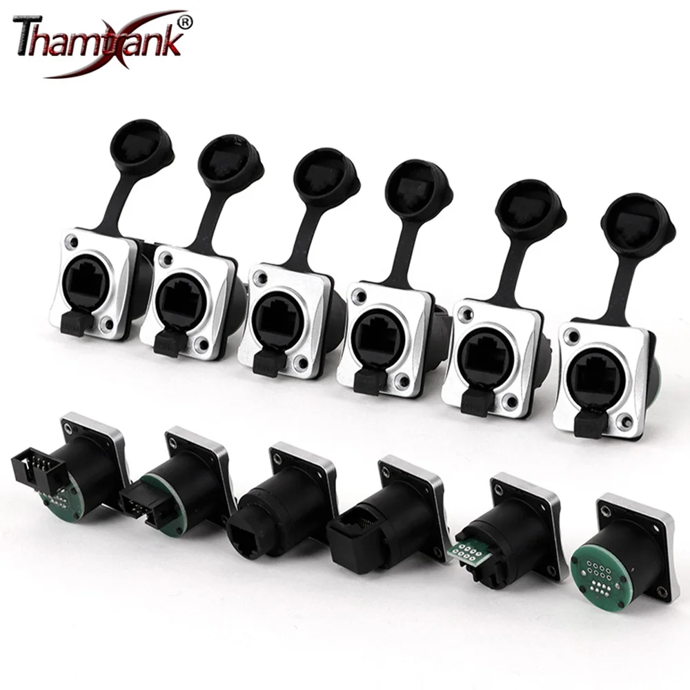 4pcs RJ45 Female to Female Panel Mount Chassis Socket Connector with PCB Board for Audio Computer Ethernet Network
4pcs RJ45 Female to Female Panel Mount Chassis Socket Connector with PCB Board for Audio Computer Ethernet Network