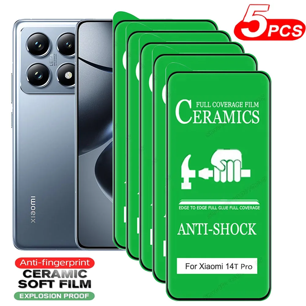 5PCS HD Ceramic Film For Xiaomi 14T Pro 14 Ultra 13 11 Lite 12S Ultra 10 12 14 Pro 12X Screen Protectors For Xiaomi 13T Pro Film
5PCS HD Ceramic Film For Xiaomi 14T Pro 14 Ultra 13 11 Lite 12S Ultra 10 12 14 Pro 12X Screen Protectors For Xiaomi 13T Pro Film