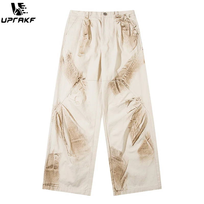 UPRAKF Distressed High Waist Trousers Hip Hop Pants All Match Loose Casual Fashion Baggy Chic
UPRAKF Distressed High Waist Trousers Hip Hop Pants All Match Loose Casual Fashion Baggy Chic