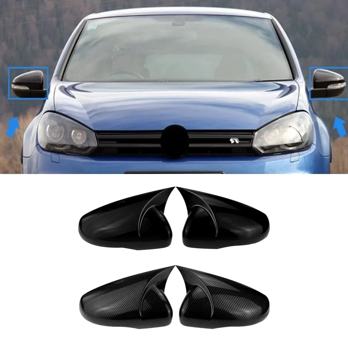 Car Rearview Cover Protect Side Mirror Cover Mirror Caps For Volkswagen Golf 6 Body Kit Car Accessories
Car Rearview Cover Protect Side Mirror Cover Mirror Caps For Volkswagen Golf 6 Body Kit Car Accessories