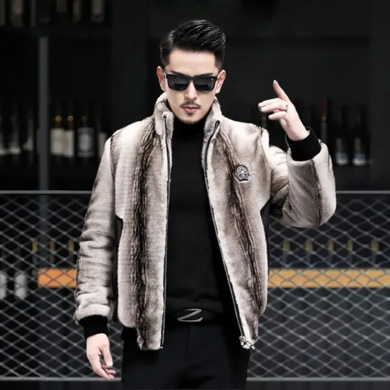 2023 Men Autumn Winter Fashion Long Sleeve Warm Jackets Male Short Genuine Fur Outerwear Men's Stand Collar Casual Coats
2023 Men Autumn Winter Fashion Long Sleeve Warm Jackets Male Short Genuine Fur Outerwear Men's Stand Collar Casual Coats