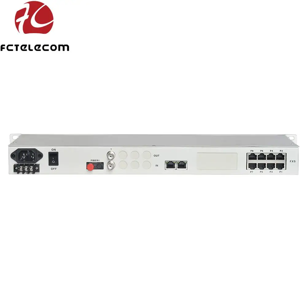 8-портовый голосовой телефон FXO FXS через оптоволоконный мультиплексор с 4 Ethernet
8-портовый голосовой телефон FXO FXS через оптоволоконный мультиплексор с 4 Ethernet