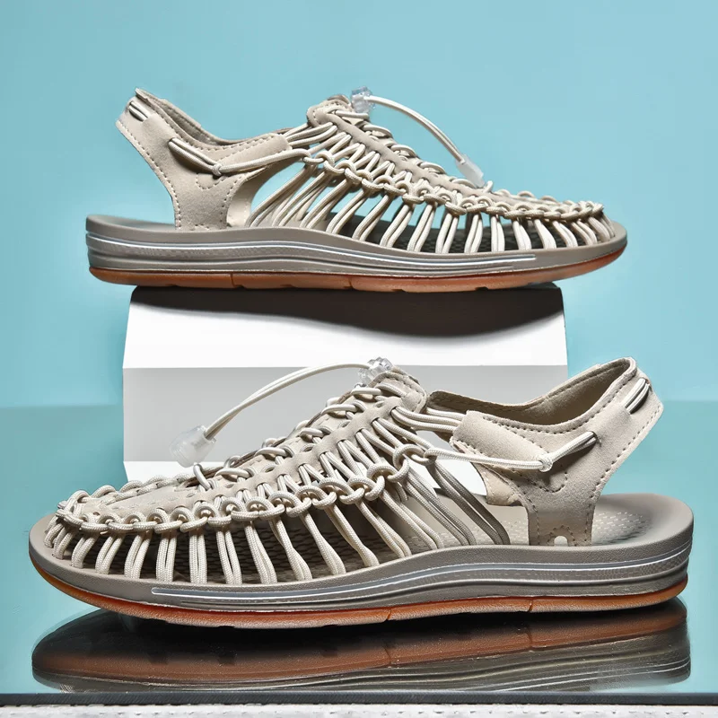 Men's Sandals Summer Outdoor Beach Slip-On Anti-Slip Soft Bottom Sports Water Shoes Breathable Mesh EVA Insole Rubber Outsole
Men's Sandals Summer Outdoor Beach Slip-On Anti-Slip Soft Bottom Sports Water Shoes Breathable Mesh EVA Insole Rubber Outsole