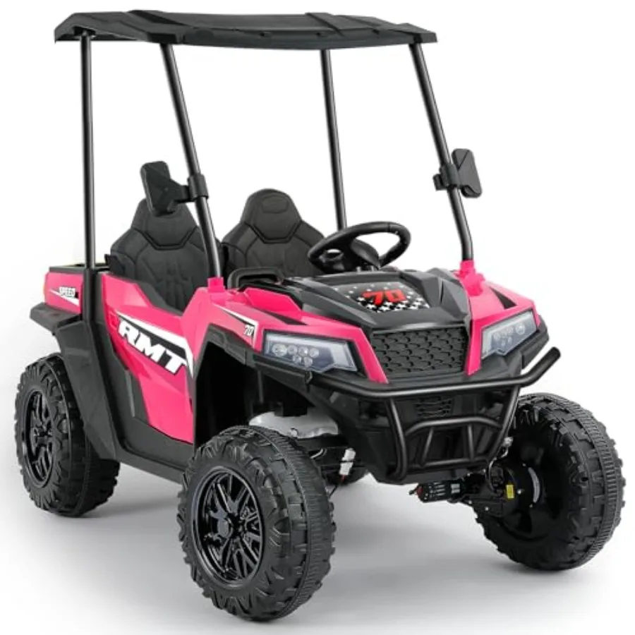 24V Ride on Toy for Big Kid, Ride on Car 2 Seater w/Sun Shade, Dump Bed and Shovel, 4.5MPH, 4WD Electric Car for,Battery Car w/
24V Ride on Toy for Big Kid, Ride on Car 2 Seater w/Sun Shade, Dump Bed and Shovel, 4.5MPH, 4WD Electric Car for,Battery Car w/