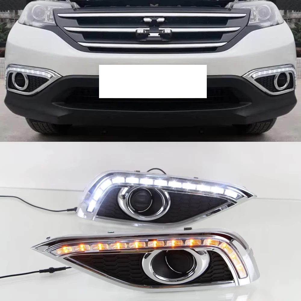2 Pcs Drl For Honda CRV CR-V 2012 2013 2014 Daytime Running Light Drl With Turn Signal Fog Lamp Relay Daylight
2 Pcs Drl For Honda CRV CR-V 2012 2013 2014 Daytime Running Light Drl With Turn Signal Fog Lamp Relay Daylight