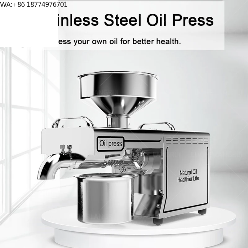 Small Commercial Oil Presser Machine - Various Seeds Applicable, Easy to Clean, Stable & Reliable
Small Commercial Oil Presser Machine - Various Seeds Applicable, Easy to Clean, Stable & Reliable