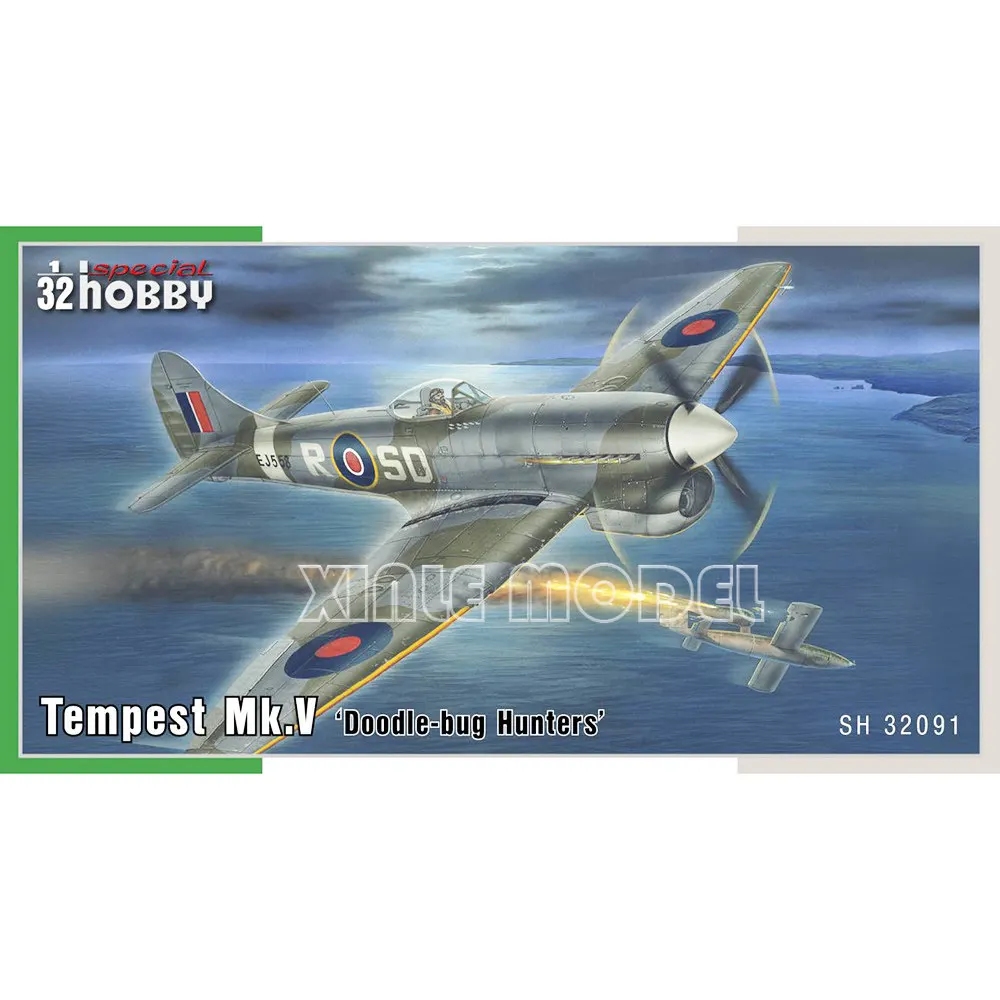 Special Hobby Plastic Assembled Aircraft Model Kit SH32091 Tempest Mk. V'Doodle-bug Hunters' 1/32
Special Hobby Plastic Assembled Aircraft Model Kit SH32091 Tempest Mk. V'Doodle-bug Hunters' 1/32