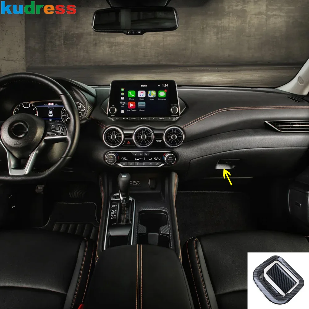 For Nissan Sentra Bluebird Sylphy 2020-2022 2023 2024 Carbon Fiber Car Storage Glove Box Handle Cover Trim Interior Accessories
For Nissan Sentra Bluebird Sylphy 2020-2022 2023 2024 Carbon Fiber Car Storage Glove Box Handle Cover Trim Interior Accessories