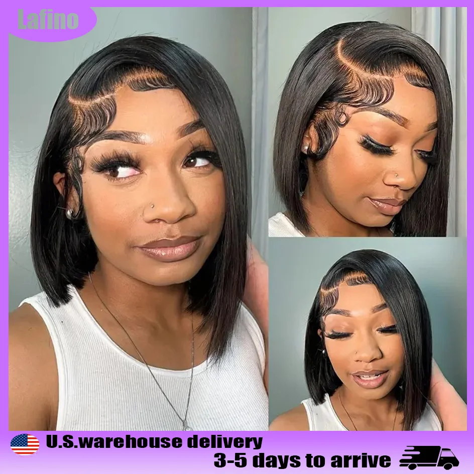 Lafino 13x4 Lace Frontal Short Bob Human Hair Wigs 4x4 5x5 Hd Lace Closure Wig 13x6 Hd Lace Frontal Wig Straight Brazilian Hair
Lafino 13x4 Lace Frontal Short Bob Human Hair Wigs 4x4 5x5 Hd Lace Closure Wig 13x6 Hd Lace Frontal Wig Straight Brazilian Hair
