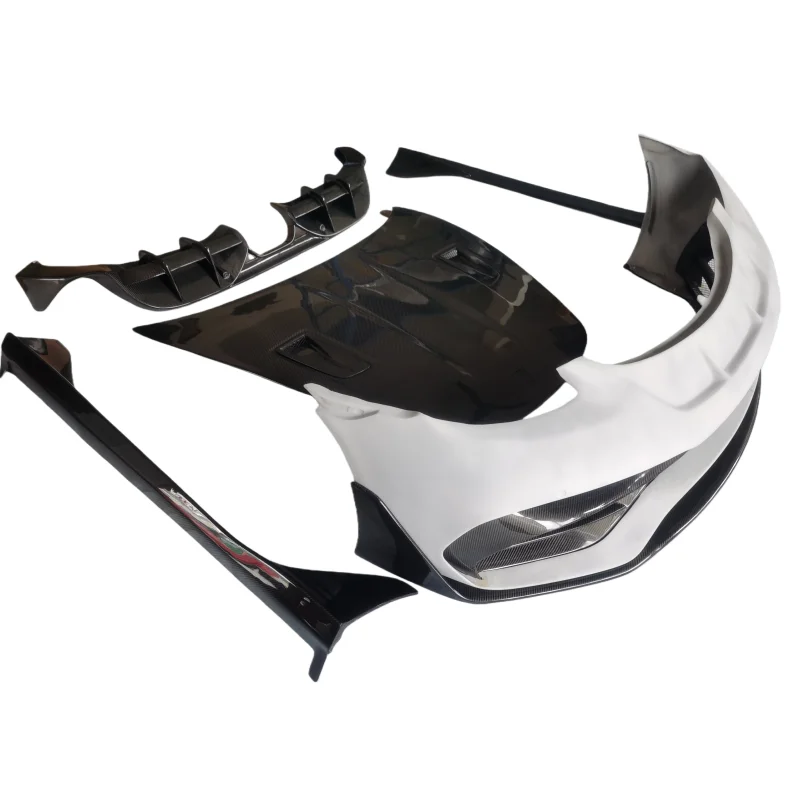 New Body Kit for Porsche 718 982 Cayman Boxster Upgraded PD Model with Semi Carbon Fiber Bumper, Side Skirts, and Rear Diffuser
New Body Kit for Porsche 718 982 Cayman Boxster Upgraded PD Model with Semi Carbon Fiber Bumper, Side Skirts, and Rear Diffuser