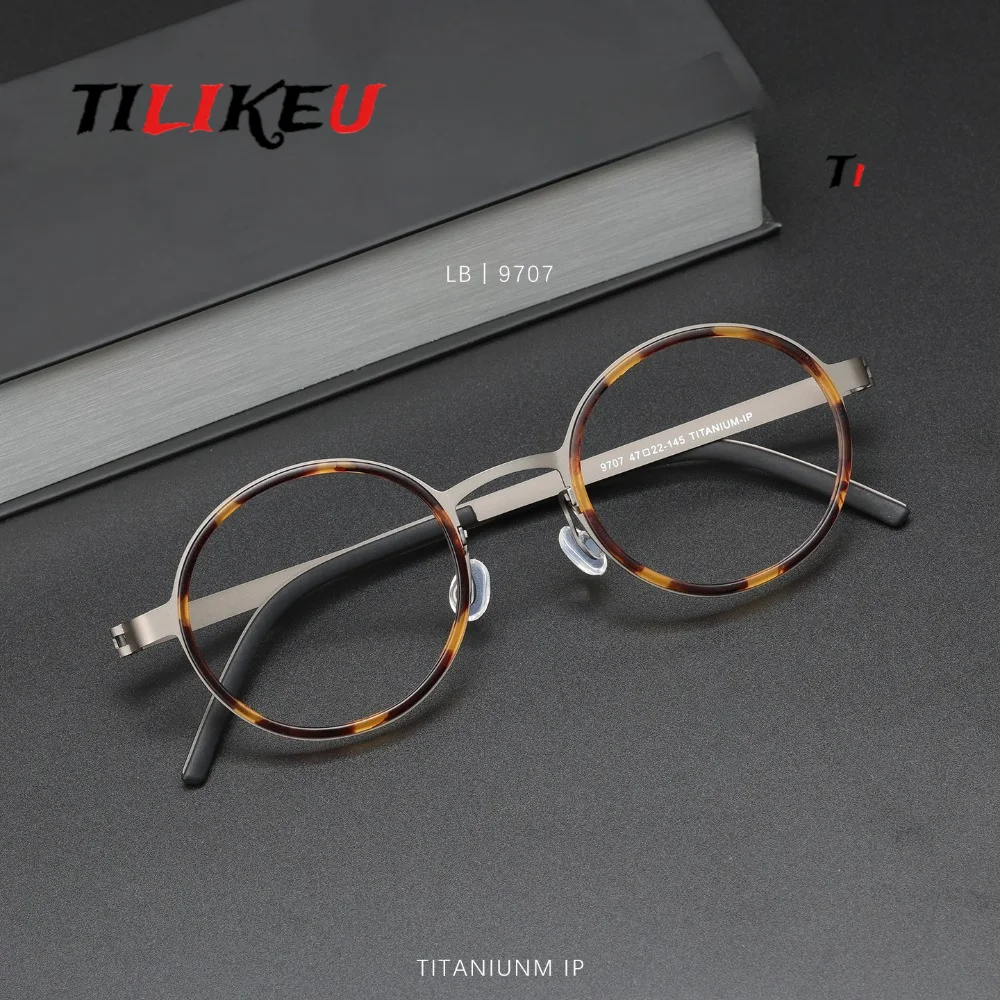 2026 Denmark Brand Replica 9707 Men Women Ultra-light Pure Titanium Glasses Frame Retro Round Tortoise Ring Screwless Eyewear
2026 Denmark Brand Replica 9707 Men Women Ultra-light Pure Titanium Glasses Frame Retro Round Tortoise Ring Screwless Eyewear