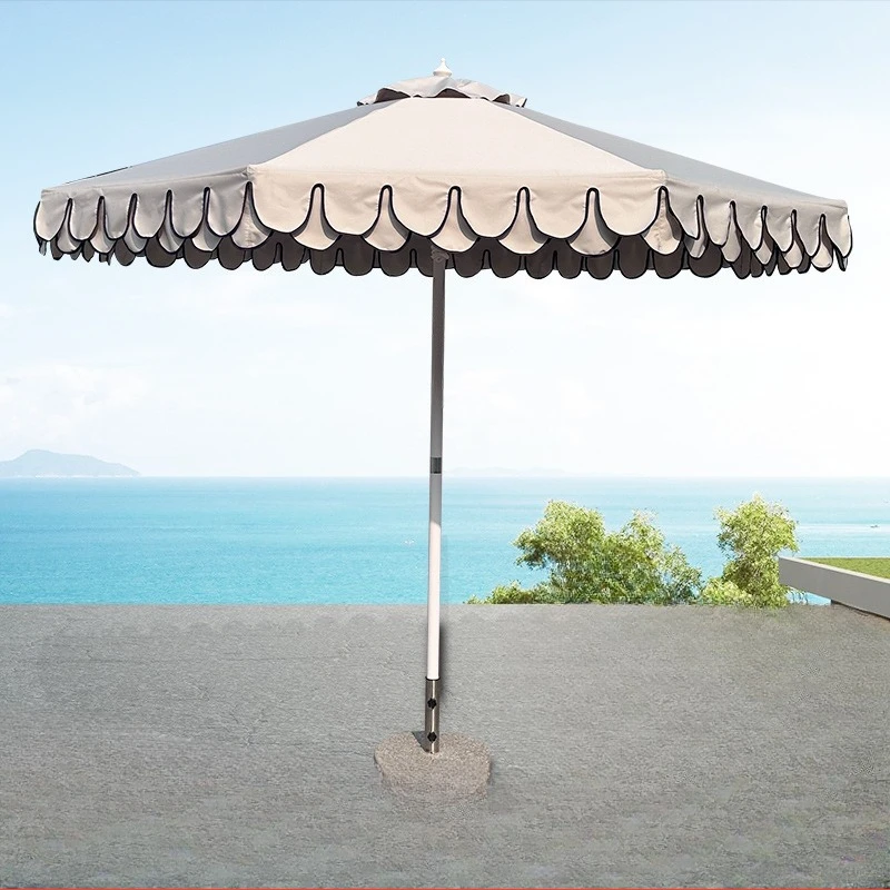 Outdoor Parasol Aluminum Alloy Beach Sun Umbrella Villa Courtyard Terrace
Outdoor Parasol Aluminum Alloy Beach Sun Umbrella Villa Courtyard Terrace