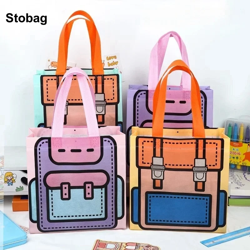 StoBag 10/20pcs Cartoon Non-woven Tote Bag Kids Gift Candy Snack Packaging Children Fabric Waterproof Storage Reusable Pouch
StoBag 10/20pcs Cartoon Non-woven Tote Bag Kids Gift Candy Snack Packaging Children Fabric Waterproof Storage Reusable Pouch