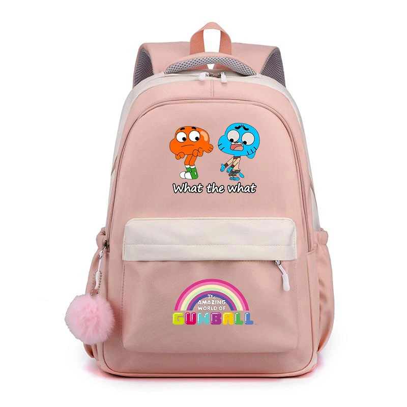 The Amazing World of Gumball Backpack for Student Boys Girls Cartoon Print Schoolbag Children Zipper Bagpack Anime Rucksack Gift
The Amazing World of Gumball Backpack for Student Boys Girls Cartoon Print Schoolbag Children Zipper Bagpack Anime Rucksack Gift