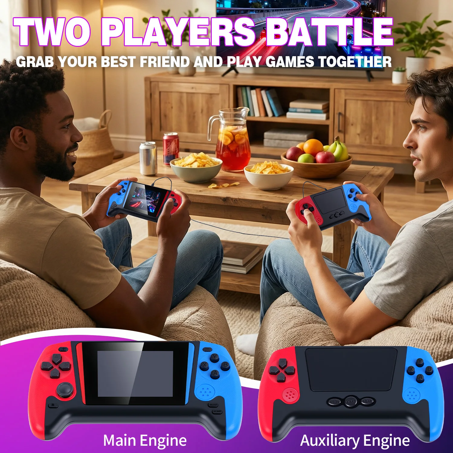 3.5inch Portable Small Retro Handheld Game Console 1024x600 IPS LCD Screen Display Built-in 500 Games for Kids Children Gift
3.5inch Portable Small Retro Handheld Game Console 1024x600 IPS LCD Screen Display Built-in 500 Games for Kids Children Gift
