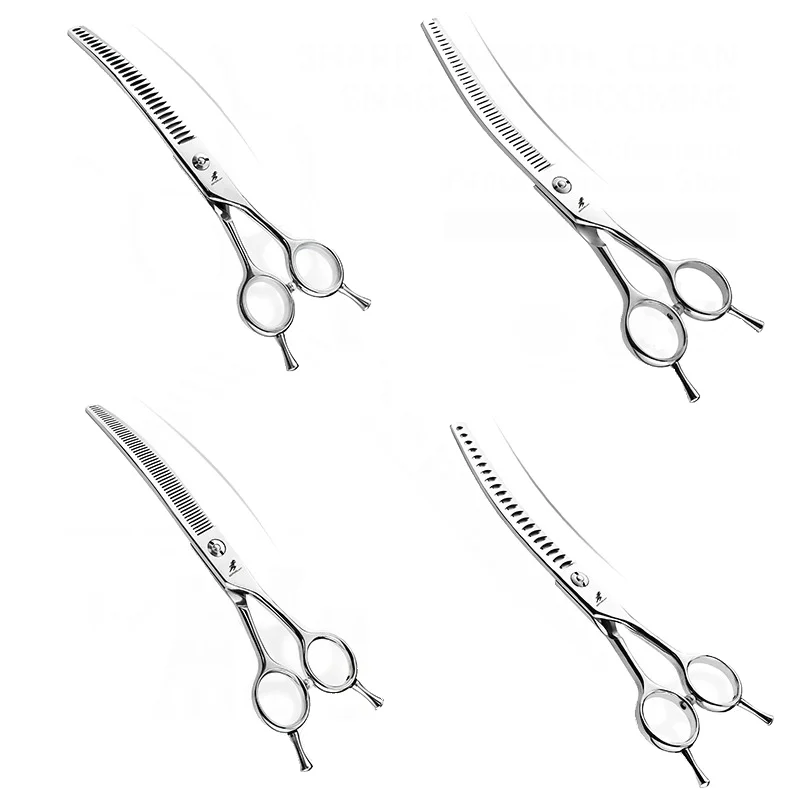 7''Professional Dog Grooming Shear Japan440C Pet Up Down Bent Teeth Clipper For Dog Face Body Groomer Tools
7''Professional Dog Grooming Shear Japan440C Pet Up Down Bent Teeth Clipper For Dog Face Body Groomer Tools