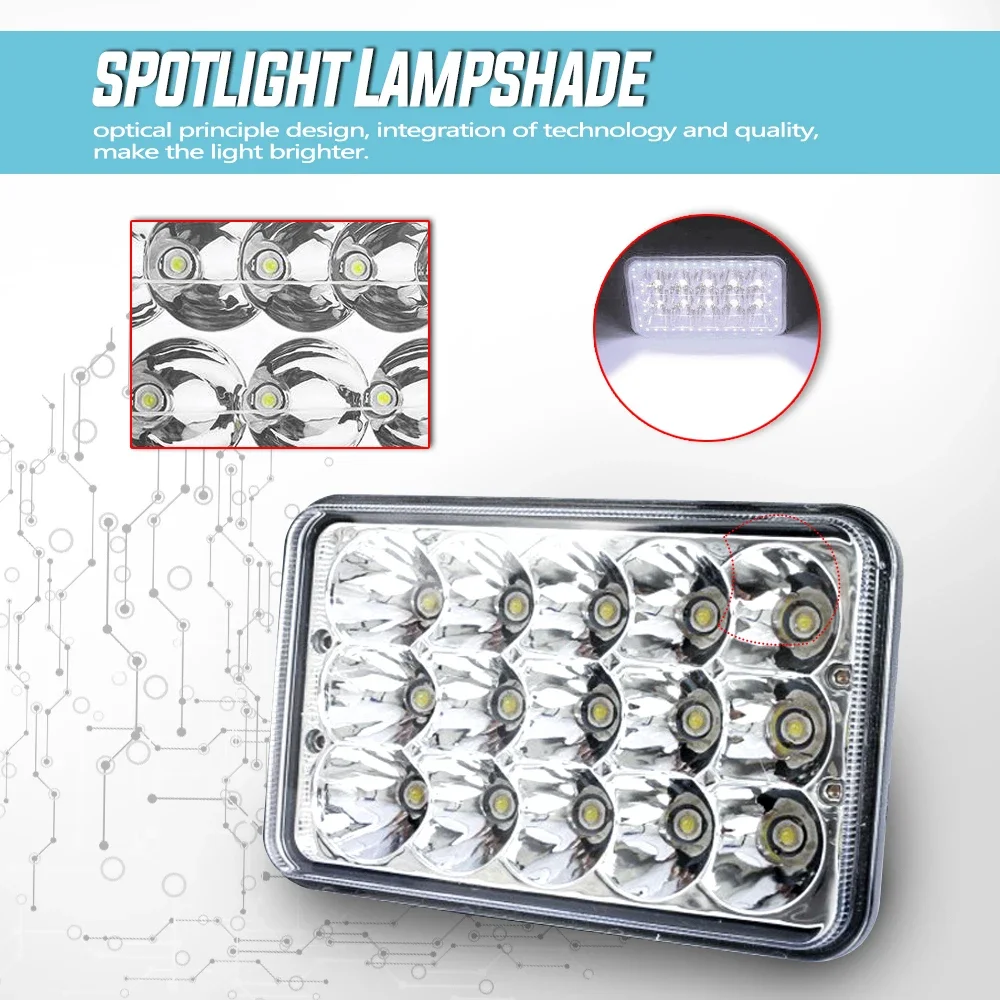 1 PCS LED 45W 6P 5.5" Inch LED Light Bar Offroad Spot Flood LED Work Light for Truck Car Boat Tractor 4x4 Atv Headlights 12V 24V
1 PCS LED 45W 6P 5.5" Inch LED Light Bar Offroad Spot Flood LED Work Light for Truck Car Boat Tractor 4x4 Atv Headlights 12V 24V