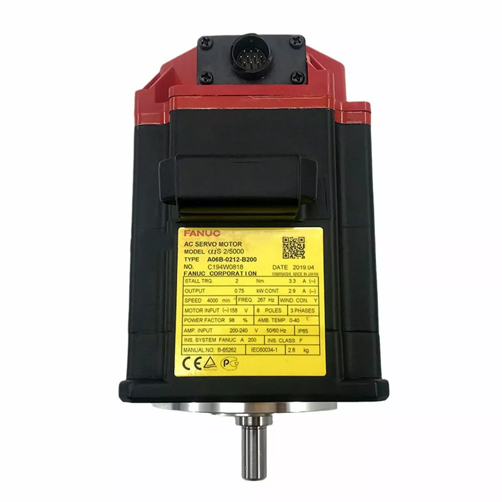 A06B-0212-B200 Fanuc AC Servo Motor For CNC Machine A06B 0212 B200
A06B-0212-B200 Fanuc AC Servo Motor For CNC Machine A06B 0212 B200