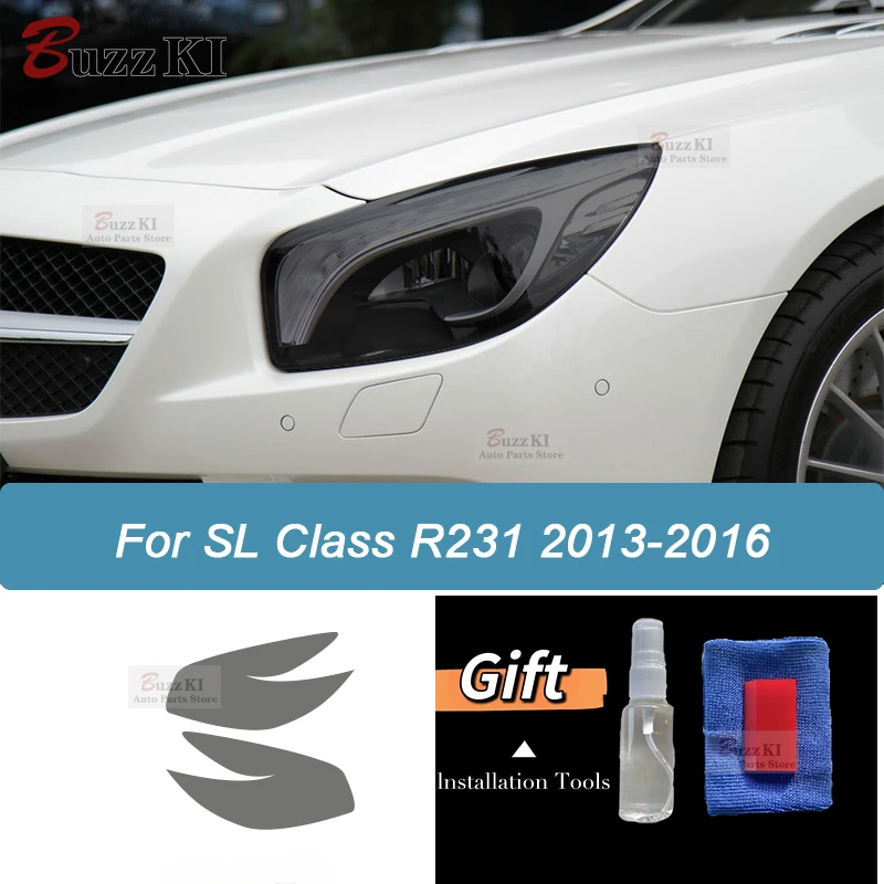 Car Headlight Protective Film Smoked Black Tint Wrap Vinyl Transparent TPU Sticker For Mercedes Benz SL Class R231 2013-2016
Car Headlight Protective Film Smoked Black Tint Wrap Vinyl Transparent TPU Sticker For Mercedes Benz SL Class R231 2013-2016
