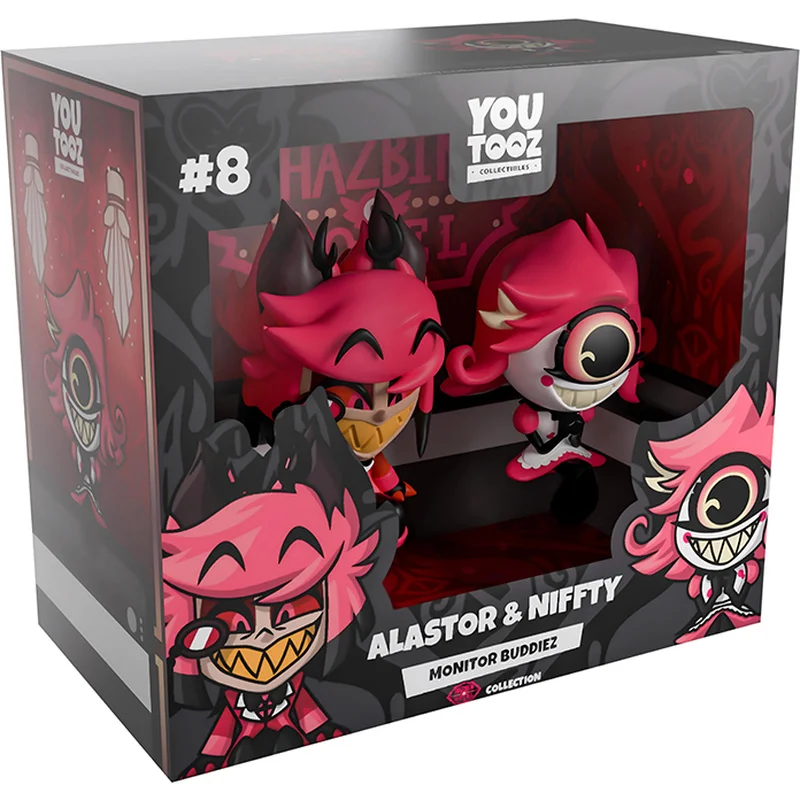 2pc Genuine Original Hazbin Hotel Alastor Action Figure Toy Pvc Model Collection Alastor & Niffty Charlie & Vaggie Doll For Gift
2pc Genuine Original Hazbin Hotel Alastor Action Figure Toy Pvc Model Collection Alastor & Niffty Charlie & Vaggie Doll For Gift