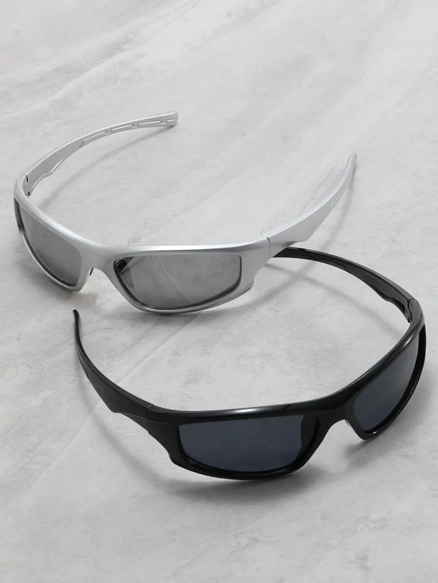 2pcs Wrap Around Fashion Sunglasses For Men And Women Outdoor Beach Travel
2pcs Wrap Around Fashion Sunglasses For Men And Women Outdoor Beach Travel