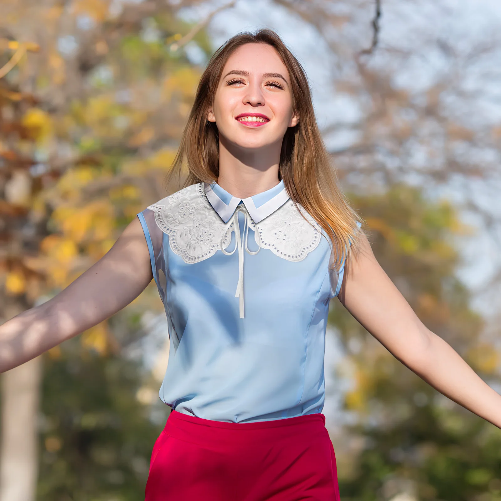 1pcs Embroidered Fake For Women Cotton Lace Detachable False Collar Shirt Costume Accessories Lady Neckwear Fashion Collar
1pcs Embroidered Fake For Women Cotton Lace Detachable False Collar Shirt Costume Accessories Lady Neckwear Fashion Collar