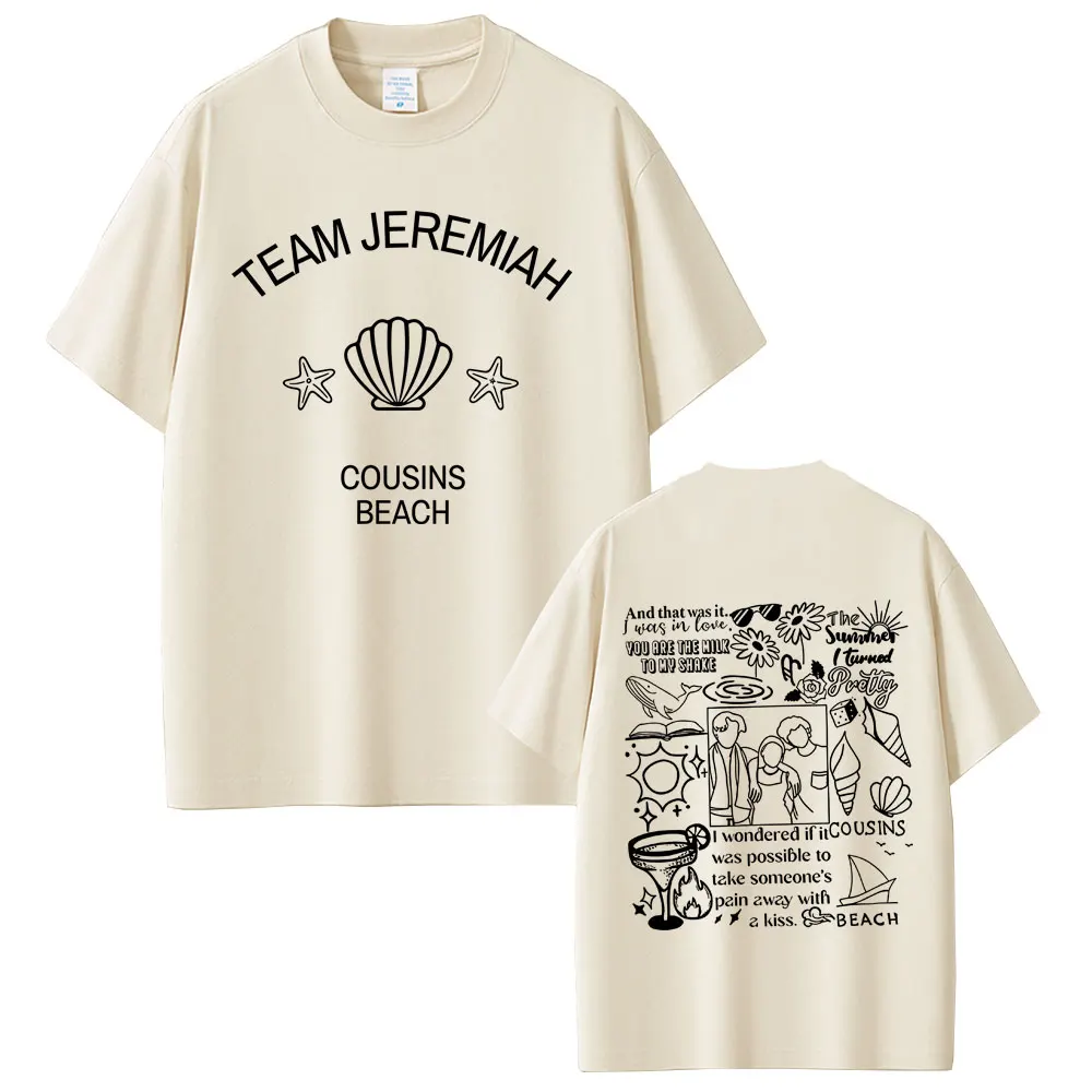 TV Play The Summer I Turned Pretty Team Jeremiah Cousins Beach Graphic Print T-shirt Men Women Casual Cotton Oversized T Shirts
TV Play The Summer I Turned Pretty Team Jeremiah Cousins Beach Graphic Print T-shirt Men Women Casual Cotton Oversized T Shirts