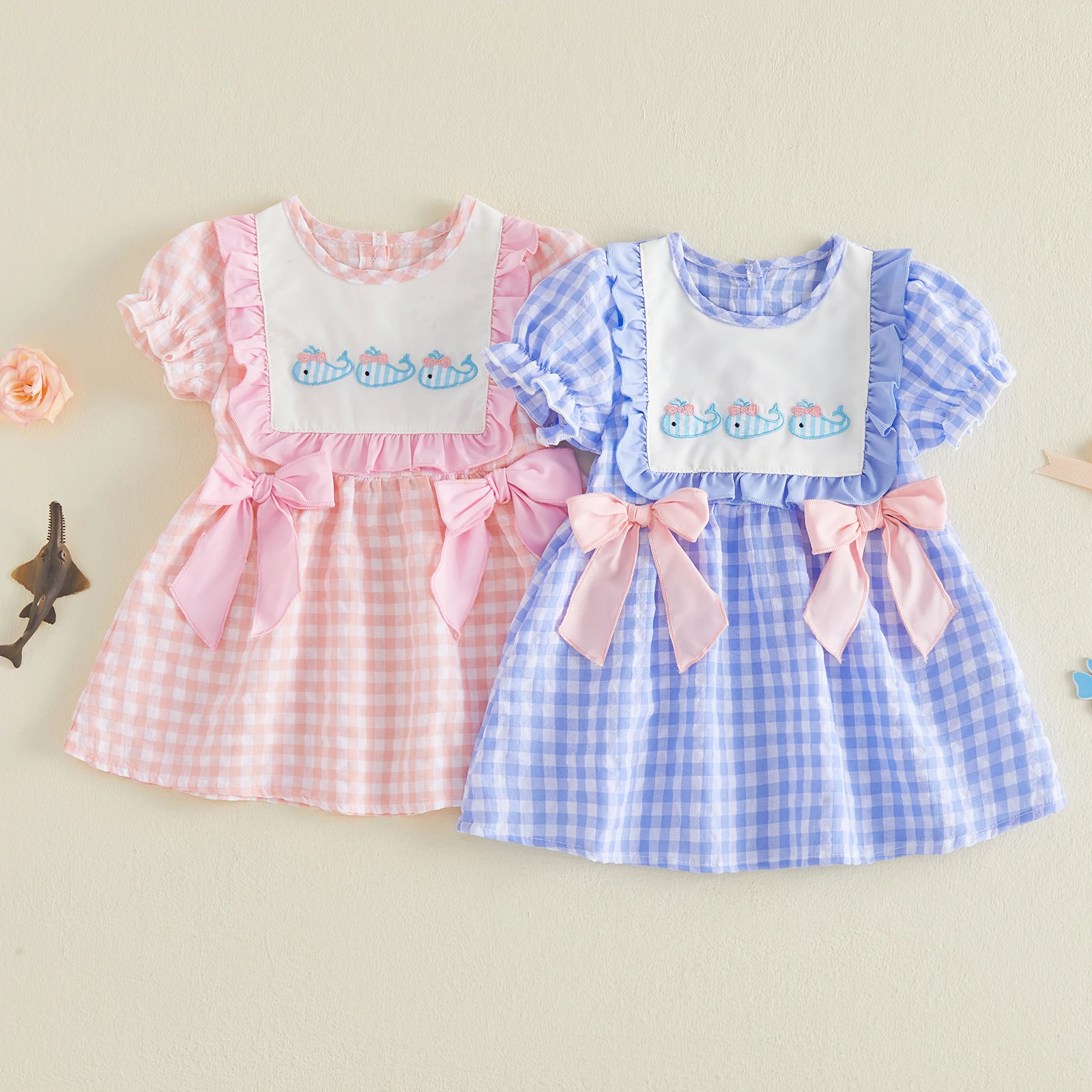 Infant Baby Girl Sleeveless Dress with Floral Embroidery and Ruffled Hemline Round Neck A-Line Casual Summer Dress
Infant Baby Girl Sleeveless Dress with Floral Embroidery and Ruffled Hemline Round Neck A-Line Casual Summer Dress