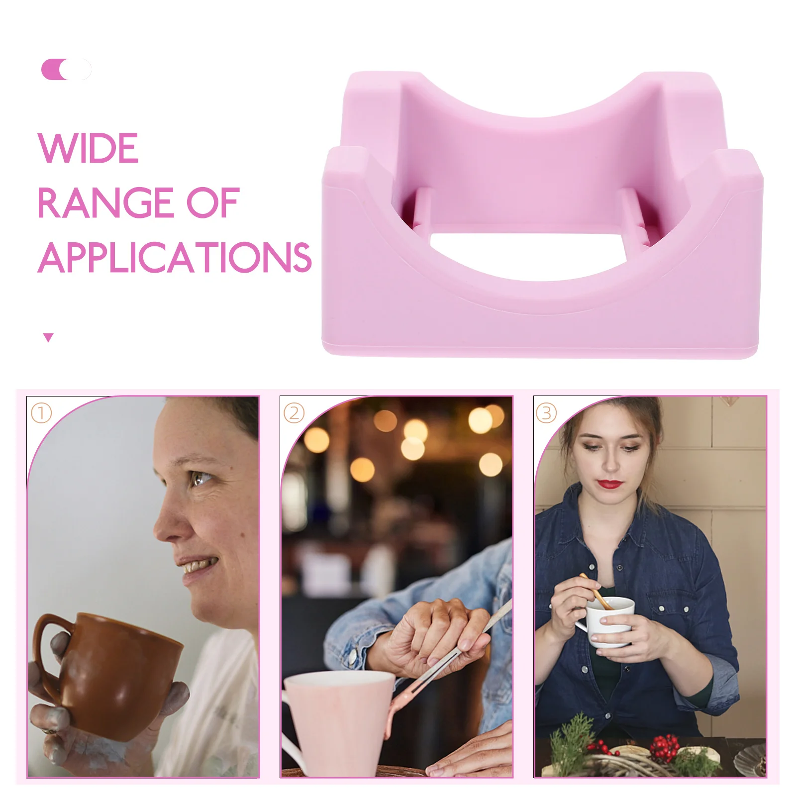 Tumbler Silicone Cup Holder Cradle for Tumblers Mug Crafting Small Desktop Pink Indoor Compact
Tumbler Silicone Cup Holder Cradle for Tumblers Mug Crafting Small Desktop Pink Indoor Compact
