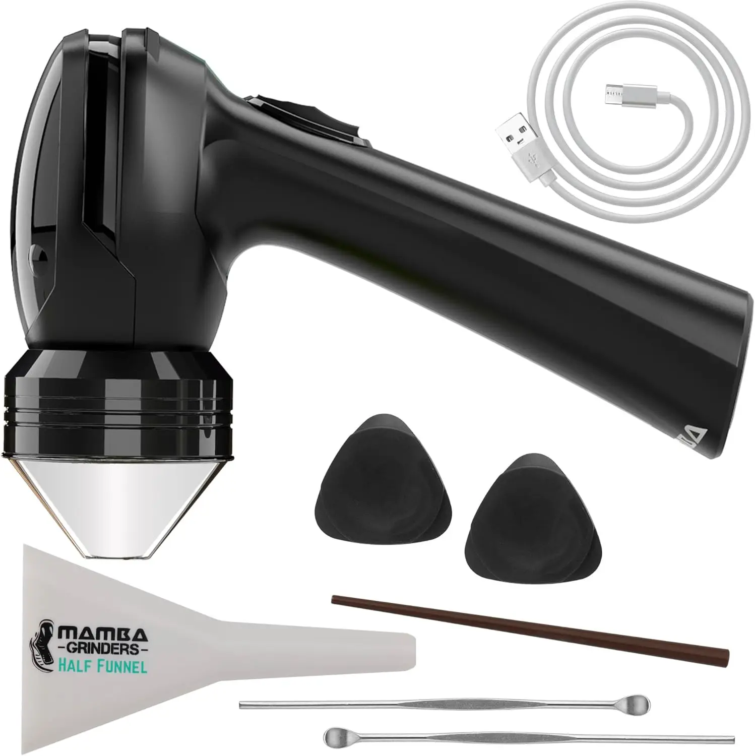 Grinder Electric Spice Grinders. Easy to Load One-Handed Use 1g USB Rechargeable Mill
Grinder Electric Spice Grinders. Easy to Load One-Handed Use 1g USB Rechargeable Mill