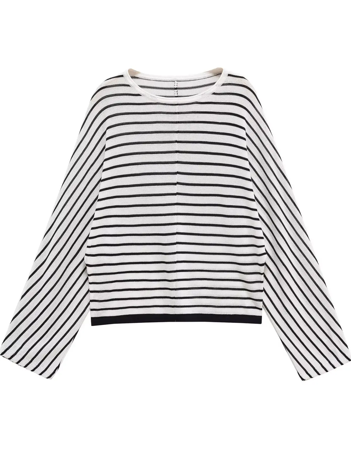 Women's Loose Batwing Sve Knitted Top Striped Faion Lazy Sle New Arrival Cotton Blend Comfortable Fit Autumn 2025
Women's Loose Batwing Sve Knitted Top Striped Faion Lazy Sle New Arrival Cotton Blend Comfortable Fit Autumn 2025