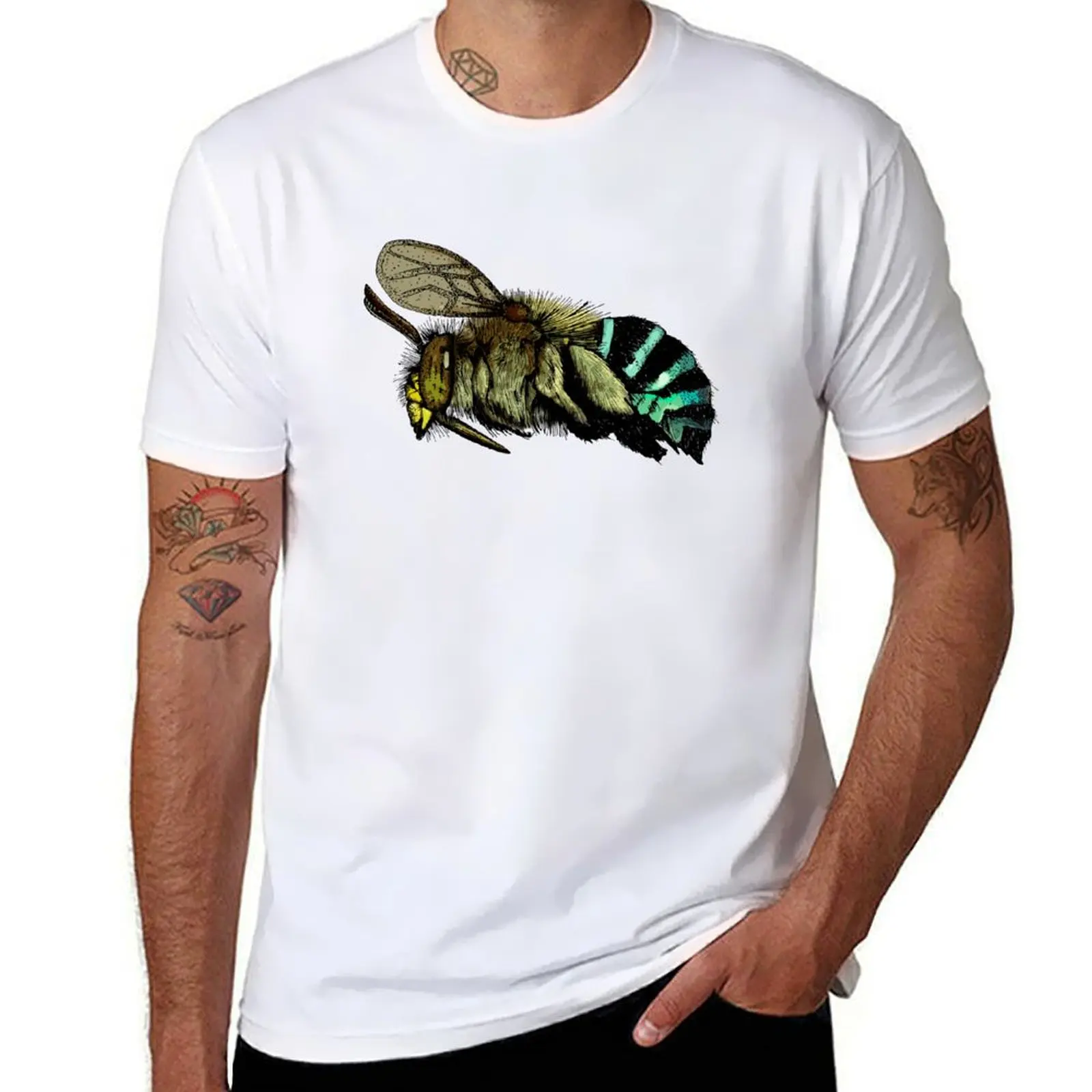 men T-Shirt Banded cotton man t tshirt shirt 100% Australian Bee Blue
men T-Shirt Banded cotton man t tshirt shirt 100% Australian Bee Blue