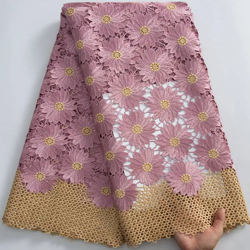 New African Guipure Cord Lace Fabric With Stones 2023 High Quality Net Lace Nigerian Lace Fabric For Birdal Wedding Dress S3235
New African Guipure Cord Lace Fabric With Stones 2023 High Quality Net Lace Nigerian Lace Fabric For Birdal Wedding Dress S3235