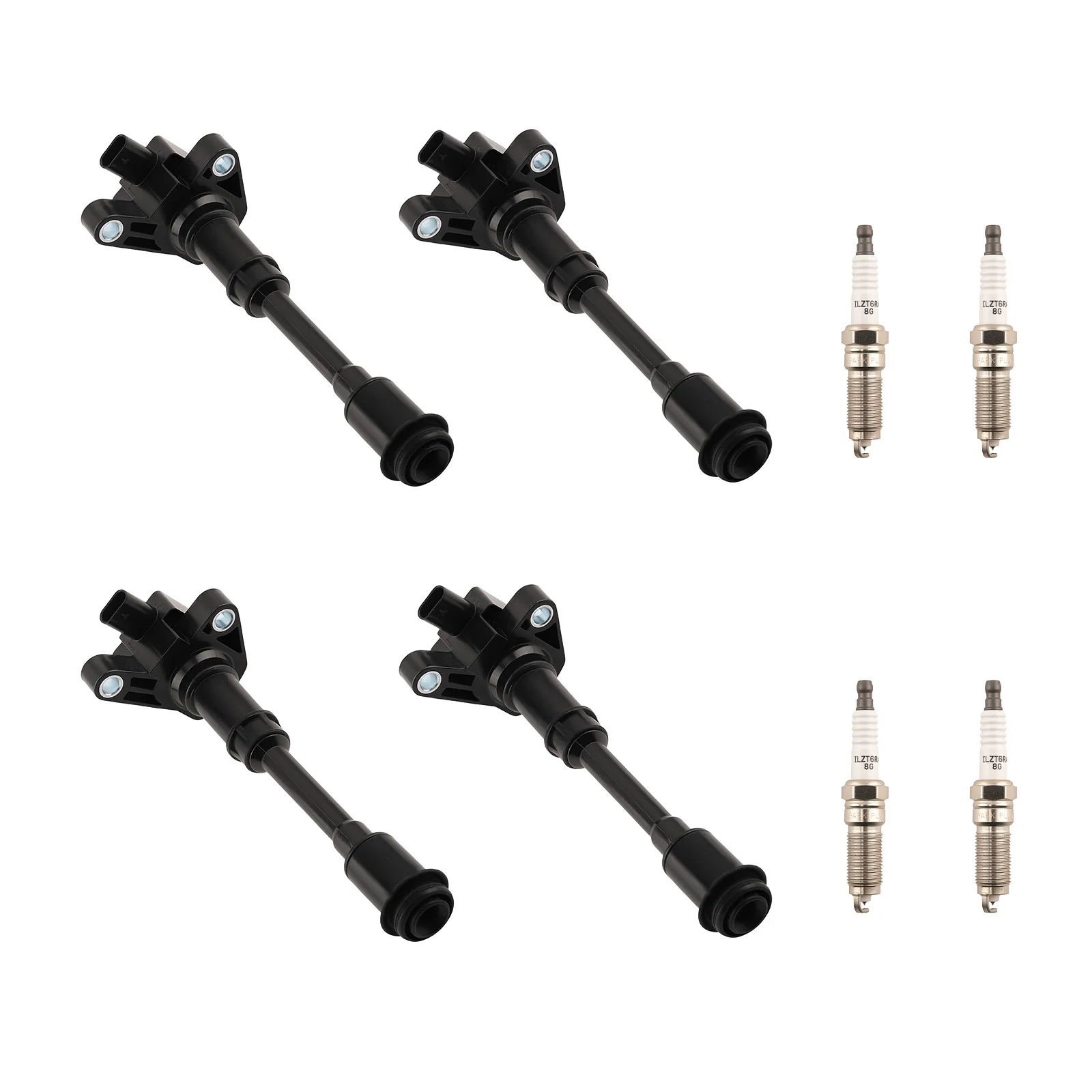 4x Ignition Coils & Spark Plug for Ford Fiesta Transit Connect 1.6L 2014-2019
4x Ignition Coils & Spark Plug for Ford Fiesta Transit Connect 1.6L 2014-2019