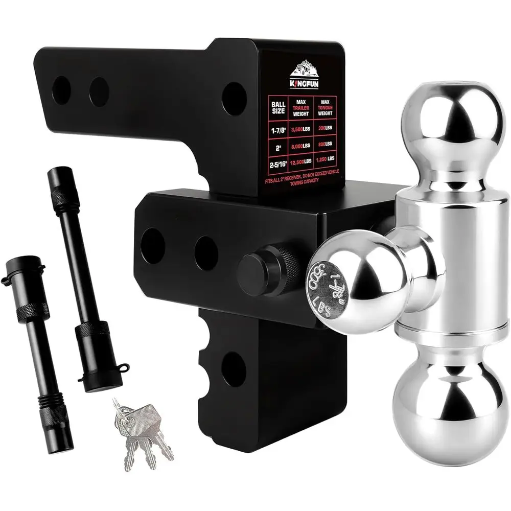 Регулируемый сцепный сцепь прицепа — подходит для 2-дюймового приемника, Tri-Ball (1-7/8 X 2 X 2-5/16), 6-дюймовый сцепь Rise/Drop, 12500 фунтов GTW для тяжелых условий эксплуатации
Регулируемый сцепный сцепь прицепа — подходит для 2-дюймового приемника, Tri-Ball (1-7/8 X 2 X 2-5/16), 6-дюймовый сцепь Rise/Drop, 12500 фунтов GTW для тяжелых условий эксплуатации