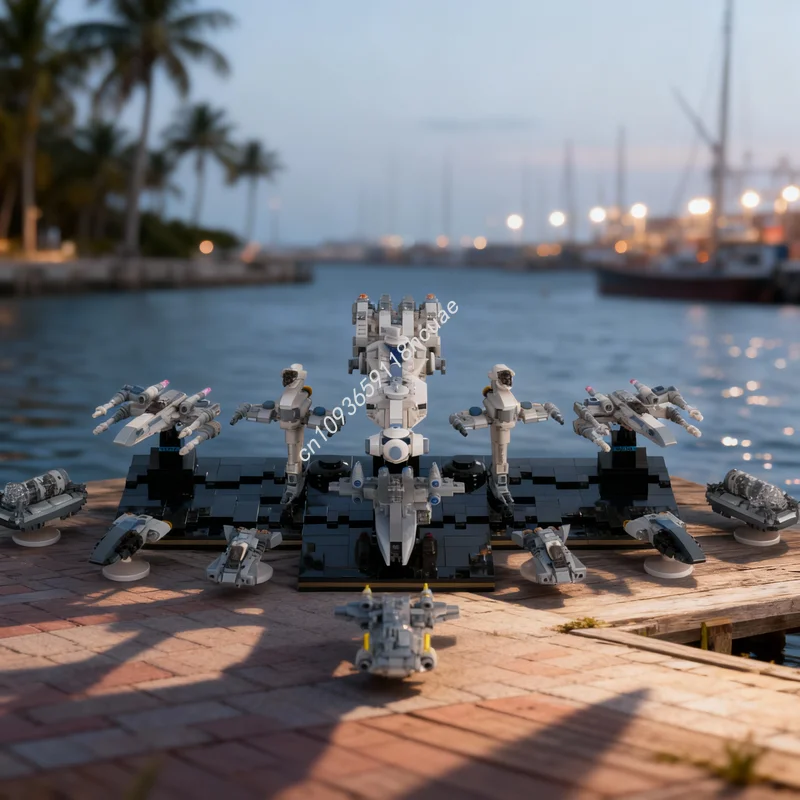 1561pcs MOC Ultramicro Spaceships Skeleton Crew Star Battle Model Building Blocks Architecture Toys Festival Gifts DIY Idea
1561pcs MOC Ultramicro Spaceships Skeleton Crew Star Battle Model Building Blocks Architecture Toys Festival Gifts DIY Idea