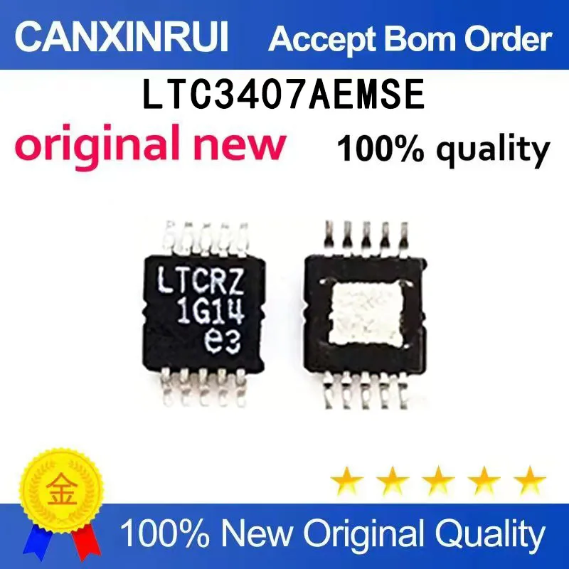 (5-100 pieces)Brand new original LTC3407AEMSE silk screen LTCRZ MSOP10 packaged switch regulator chip
(5-100 pieces)Brand new original LTC3407AEMSE silk screen LTCRZ MSOP10 packaged switch regulator chip