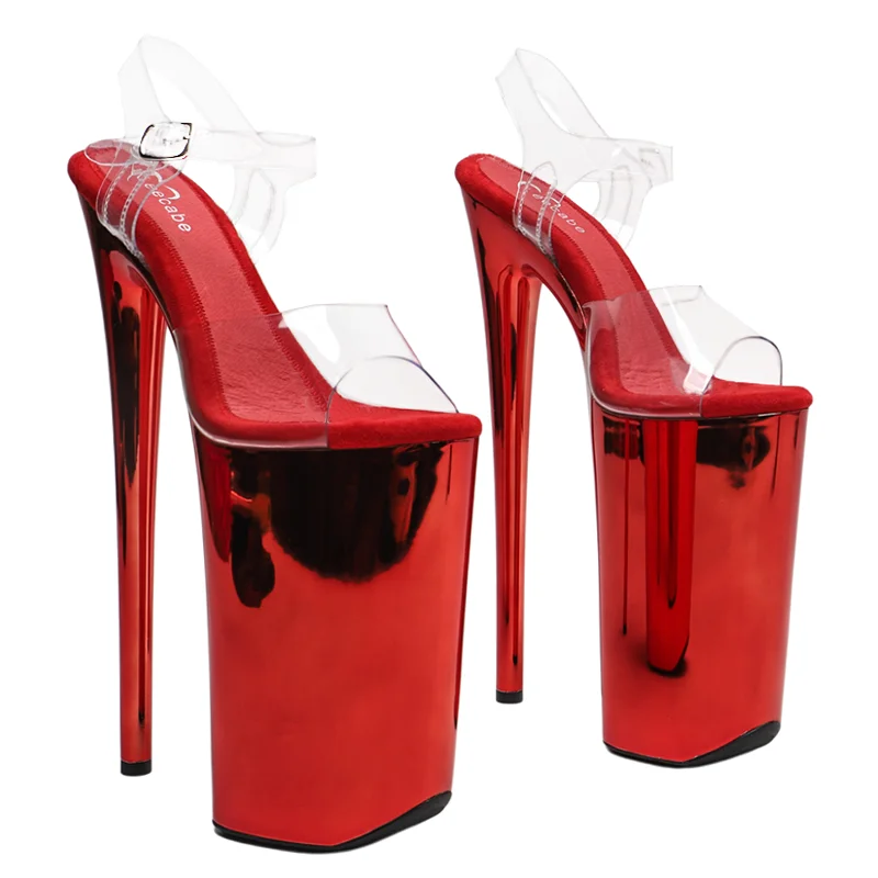 Leecabe 26CM/10inches Clear PVC Upper open toe exotic stripper heel High Heel platform sandals Pole Dance shoes
Leecabe 26CM/10inches Clear PVC Upper open toe exotic stripper heel High Heel platform sandals Pole Dance shoes