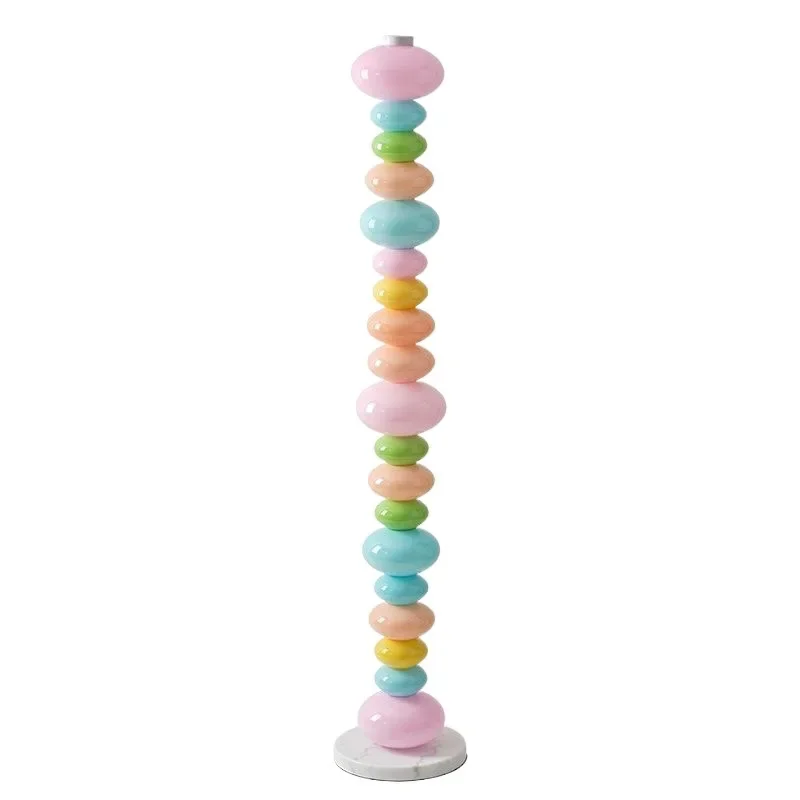 Rainbow candy floor lamp, living room, sofa, side bedroom decoration ornament
Rainbow candy floor lamp, living room, sofa, side bedroom decoration ornament