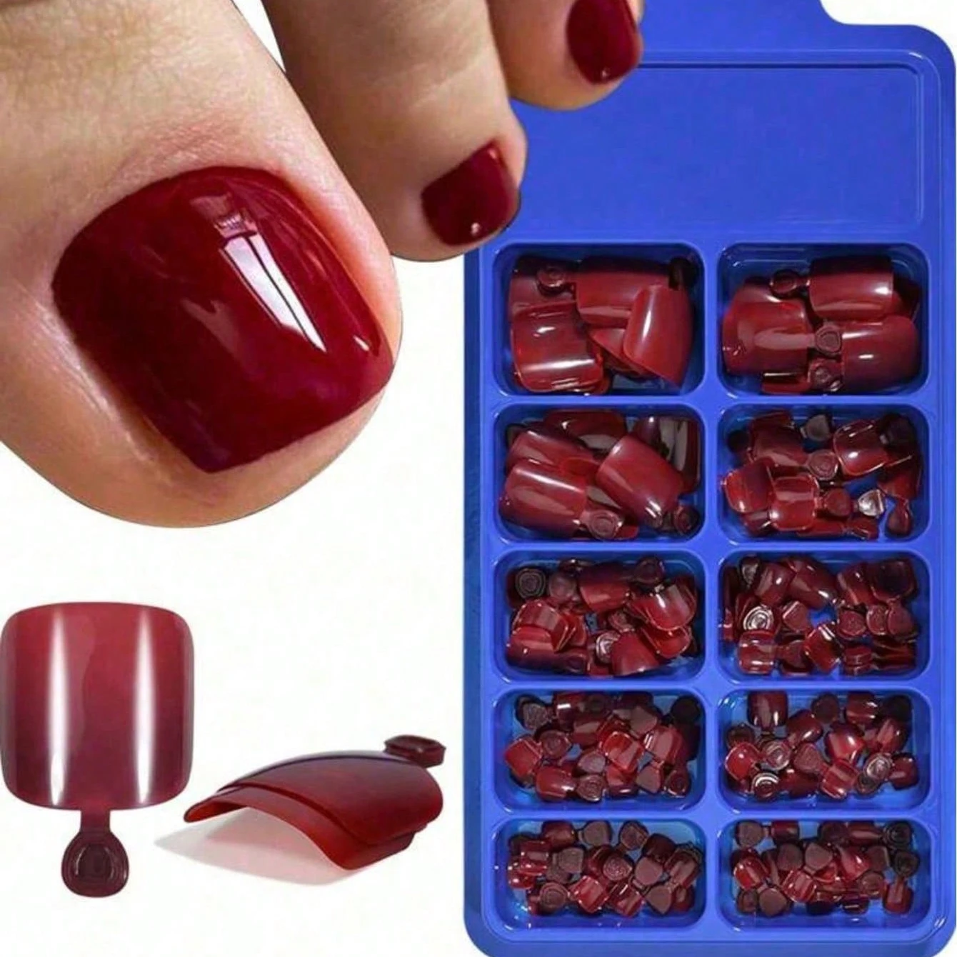 100 шт./кор., накладные ногти на ногах, женские накладные ногти на ногах, винно-красные накладные ногти, акриловые типсы, короткие квадратные накладные ногти на ногах
100 шт./кор., накладные ногти на ногах, женские накладные ногти на ногах, винно-красные накладные ногти, акриловые типсы, короткие квадратные накладные ногти на ногах