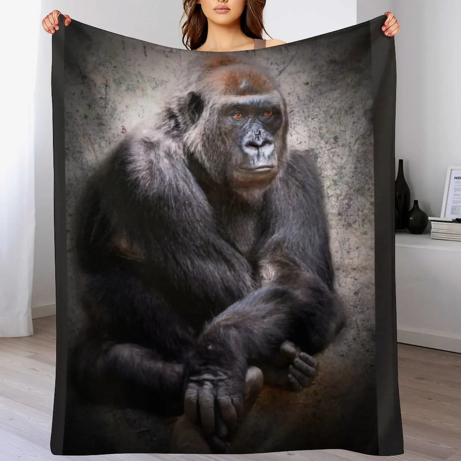 Gorilla Throw Blanket Travel For Decorative Sofa anime Blankets For Bed Blankets
Gorilla Throw Blanket Travel For Decorative Sofa anime Blankets For Bed Blankets