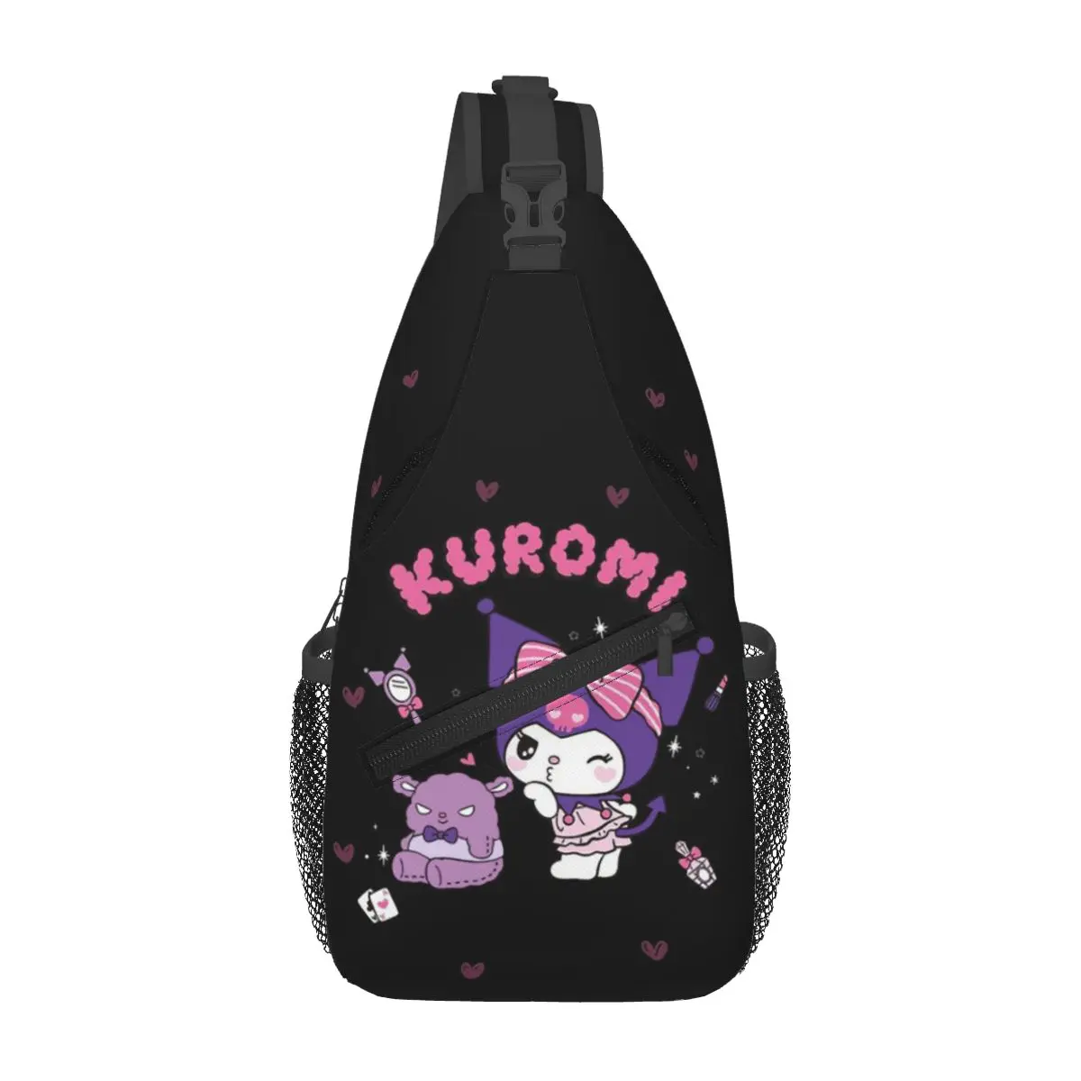 Custom New Anime Kawaii Kuromi Shoulder Crossbody Chest Backpack For Cycling Shoulder Chest Bags Sling Bag Shoulder Backpack
Custom New Anime Kawaii Kuromi Shoulder Crossbody Chest Backpack For Cycling Shoulder Chest Bags Sling Bag Shoulder Backpack