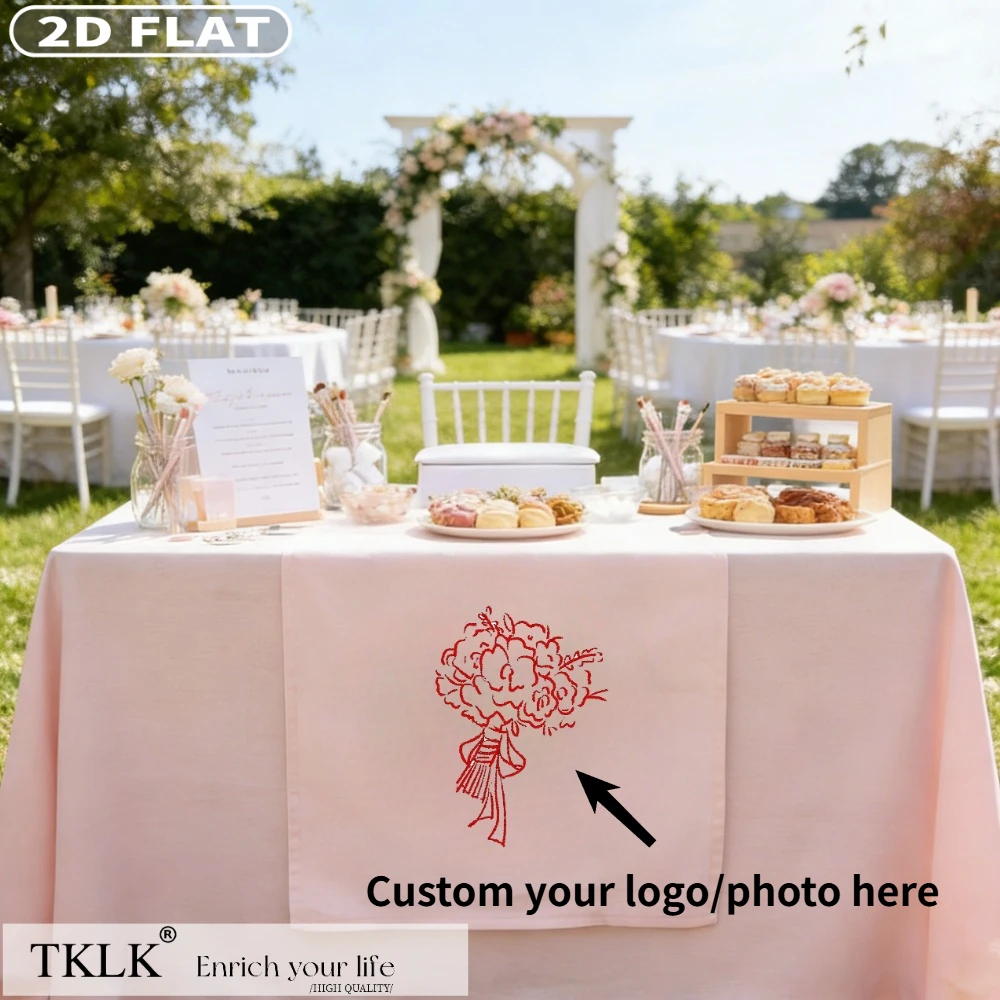 2D FLAT 1pc Custom Tablecloth Decor - Personalized Your Logo/text/image Table Cover, Polyester, Suitable for Weddings, Birthdays
2D FLAT 1pc Custom Tablecloth Decor - Personalized Your Logo/text/image Table Cover, Polyester, Suitable for Weddings, Birthdays