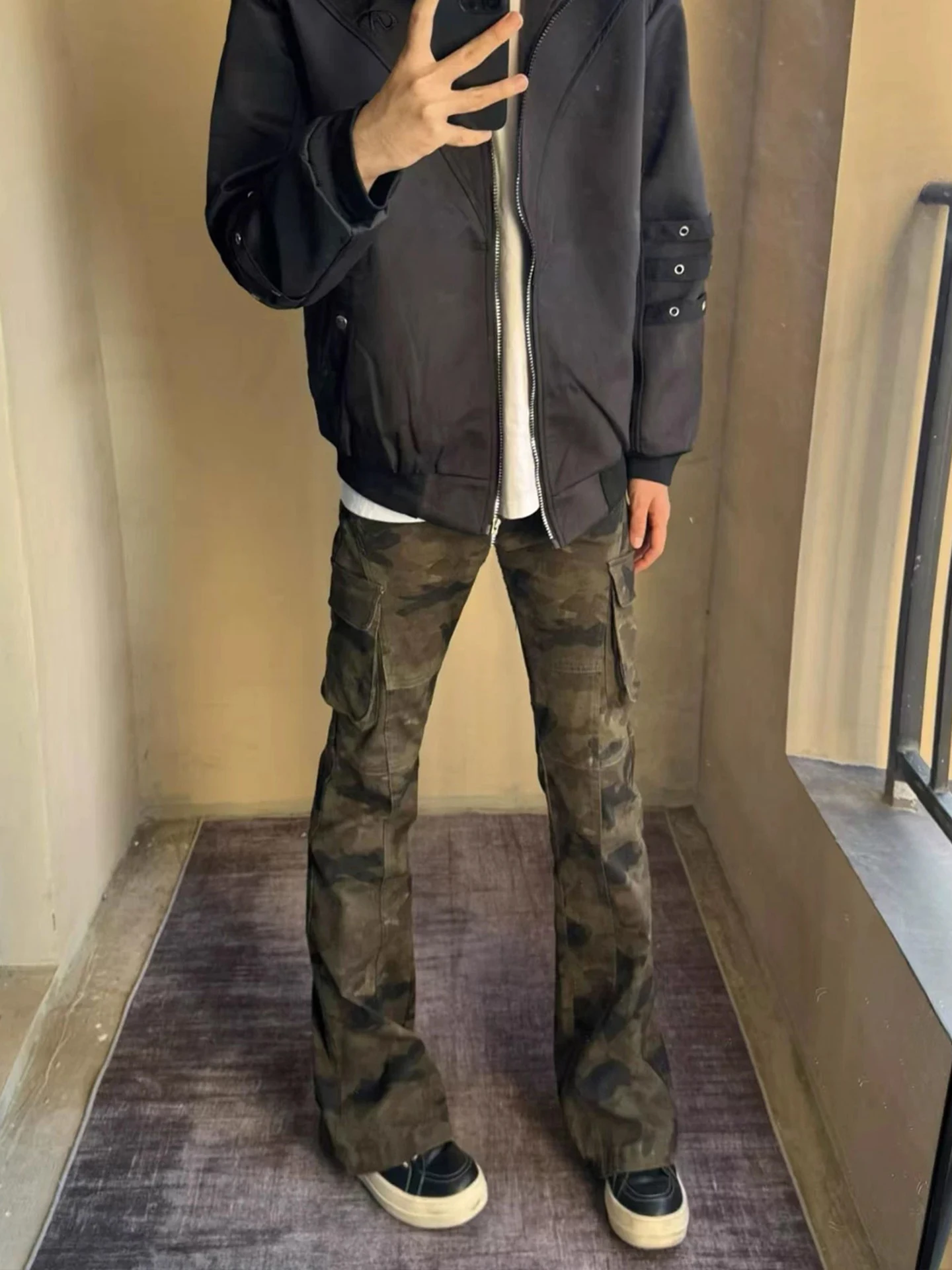 American High Street Camouflage Work Pants Men's Slim Fit Straight Leg Jeans Autumn Faion Youth Casual Wear Resistant
American High Street Camouflage Work Pants Men's Slim Fit Straight Leg Jeans Autumn Faion Youth Casual Wear Resistant