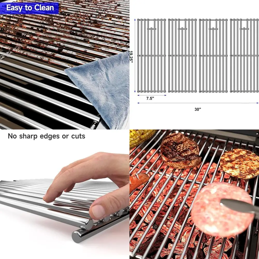 Сменные решетки для гриля из нержавеющей стали для BBQ Angus, Brahma, Lonstar Select, Outlaw Steer, 7-конфорочные, 19,25 x 30 дюймов
Сменные решетки для гриля из нержавеющей стали для BBQ Angus, Brahma, Lonstar Select, Outlaw Steer, 7-конфорочные, 19,25 x 30 дюймов